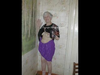 Omageil neįtikėtinas mėgėjiškas senelė nuotraukos rinkinys